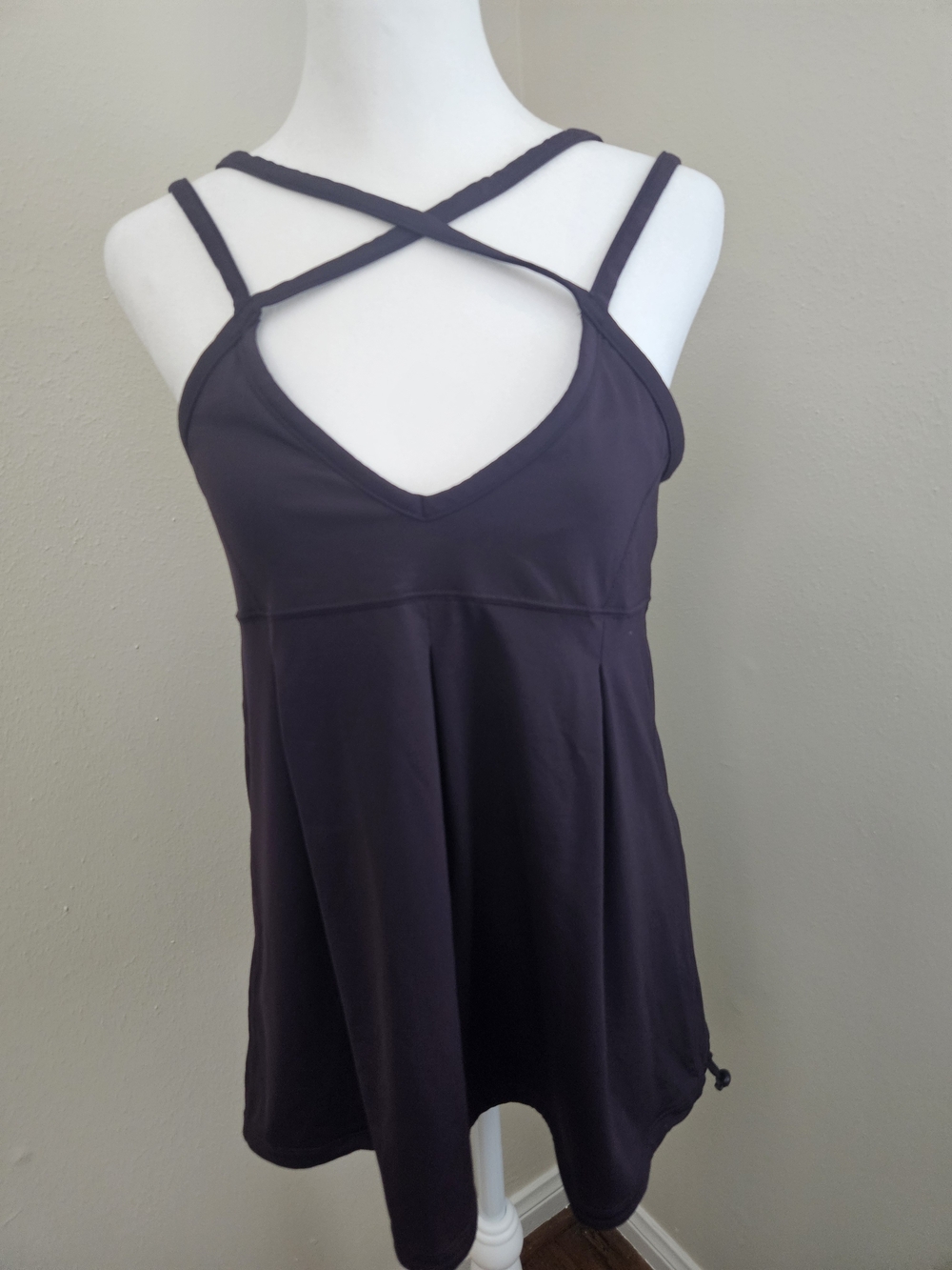 GAP Dark Purple Strappy Tank Top